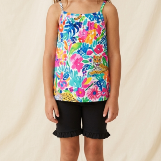 Petal Pounce Kids Tank and Ruffle Shorts